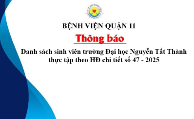 Danh sách sinh viên trường Đại học Nguyễn Tất Thành thực tập theo HĐ chi tiết số 47-2025